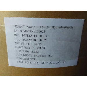 Buy L-Lysine Hydrochloride at factory price from China supplier suppliers